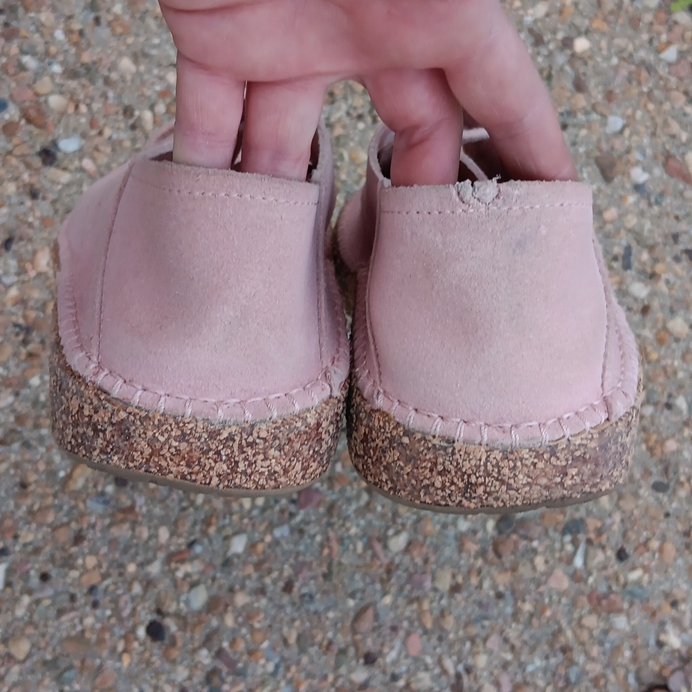 Birkenstock Gary pink suede leather lace up shoes women's 8 - Picture 7 of 12